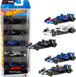 Hot Wheels 1. formulas automašīnu komplekts mērogā 1:64 – 5 gab.
