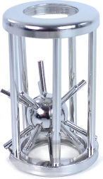 Galvaslauzis Ezītis būrī – metāla