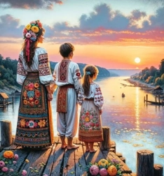 Dimanta gleznošana “Atvadas” 30 × 40 cm NORIMPEX