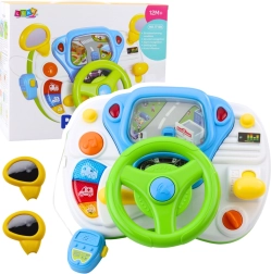 Interaktīvs bērnu braukšanas simulators ar gaismu un skaņu