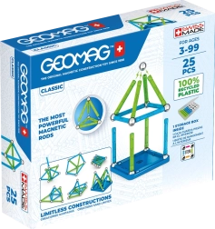Magnētiskais konstruktors GEOMAG classic recycled – 25 detaļas