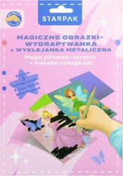 Skrāpēšanas komplekts princeses bērniem
