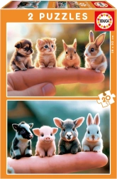 Educa Puzzle Little Animals 2x20 pieces