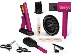 Kosmētikas komplekts bērniem ar fēnu un matu taisnotāju