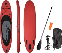 Paddleboard ENERO 320 cm sarkani-melns-pelēks