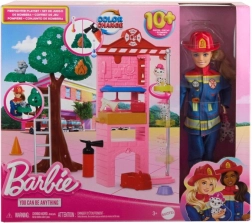 Barbie ugunsdzēsējas lelle ar piederumiem