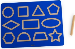 Viga grafomotorikas tāfele formas rakstīšanas treniņam