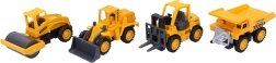 Metal construction vehicle with pull-back action 8 cm