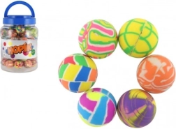 Krāsainas lecošās bumbiņas 3,2 cm, krāsu mikss – 1 gabals