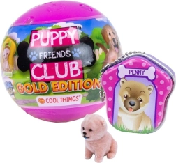 Suņa figūriņa pārsteigumā Puppy Club Gold Edition