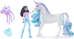 Unicorn Academy Layla figurine with Glacier unicorn and accessory