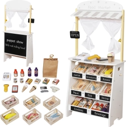 Koka bērnu veikals un leļļu teātris 2 vienā