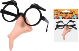 Karnevāla komplekts Ragana – plastmasas deguns un brilles