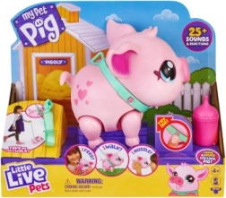Little Live Pets interaktīvā cūciņa Piggly ar pavadu