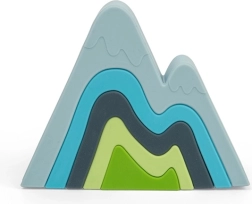 Silicone stacking mountain tower