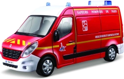 Bburago 1:50 avārijas dienesti – Renault Master ugunsdzēsēji/policija