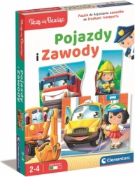 Transportlīdzekļu un profesiju puzle