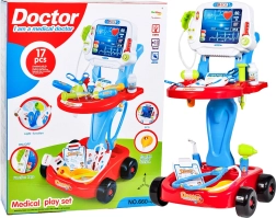 Mobilais ārsta komplekts ar baterijām – zils