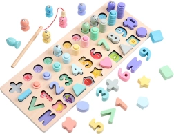 Daudzfunkcionāla 4-in-1 ieliekamā tāfele bērniem no 2Kids Toys