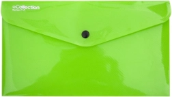 Mapīte ar spiedpogu, zaļa