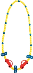 Koka kaklarota ar auto motīviem 23 cm (6 gab.)