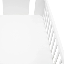 Džersija palags bērnu gultiņai NEW BABY 120 × 60 balts