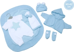 Llorens tērps leļļu mazulim, liels 40–42 cm