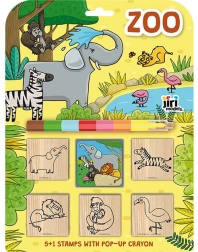 ZOO zīmogu komplekts ar vaska krītiņu