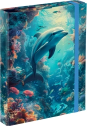 Mapes skolas burtnīcām BAAGL Delfīns A5