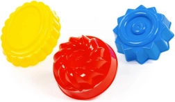 Plastmasas smilšu kūciņu veidnes, 3 gab. POLESIE