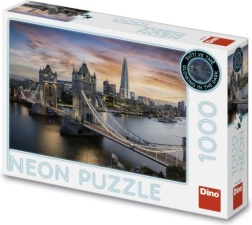Neona puzle “Krēsla pār Tower Bridge” 1000 detaļas