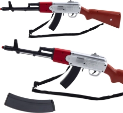 Rotaļlietu šautene ar skaņu un siksnu 65 cm