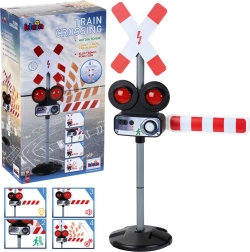 Satiksmes zīme Dzelzceļa pārbrauktuve ar gaismām un skaņām 78 cm KLEIN