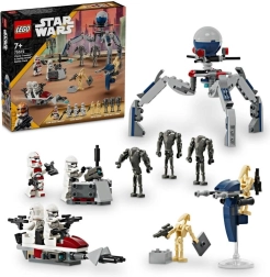 LEGO Star Wars kaujas komplekts: klonu karavīri pret kaujas droīdiem