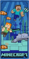 Ātri žūstošs bērnu dvielis Minecraft zemūdens piedzīvojums