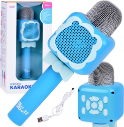 Bezvadu bērnu karaoke mikrofons ar Bluetooth un ierakstīšanu