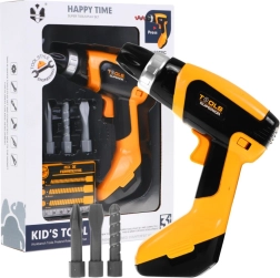 Bērnu elektriskā urbjmašīna ar reālistiskām skaņām un rotējošu urbi bērniem no 3+