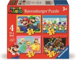 Puzle RAVENSBURGER Super Mario Piedzīvojumi 4v1