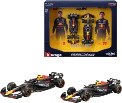 Bburago 1:43 Formula 1 divkomplekts Red Bull Racing RB20 (2024) Verstappens un Peress