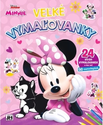 Lielā krāsojamā grāmata un uzlīmes Minnie