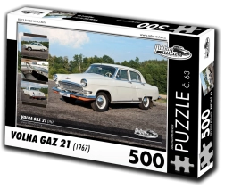 Retro auto puzle Volha GAZ 21 (500 gabali)