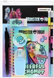 Skolas komplekts MONSTER HIGH ar penāli un kladi