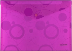 A5 dokumentu maciņš ar spiedpogu, rozā