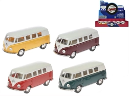 Metāla modelis Volkswagen Classical Bus 1962 1:32 ar uzvelkamu (pull-back) piedziņu