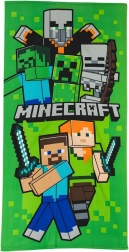 Bērnu dvielis Minecraft Swordfight 70 × 140 cm