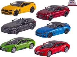 Kinsmart BMW 1:38 metāla automašīnas modelis ar atpakaļvelkamu mehānismu un atveramām durvīm