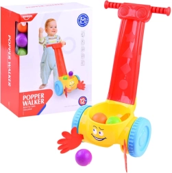 Mūzikas staigulis ar bumbiņu ķērāju