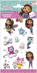 Pagaidu tetovējumi GABBY’S DOLLHOUSE 10 × 20 cm