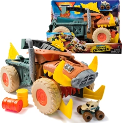 Monster Jam Mini Jams Megalodon Mad Hog Chomper komplekts ar lielu un mazu mašīnīti 1:87