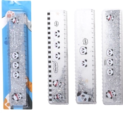 Lineāls 20 cm ar pandas motīvu